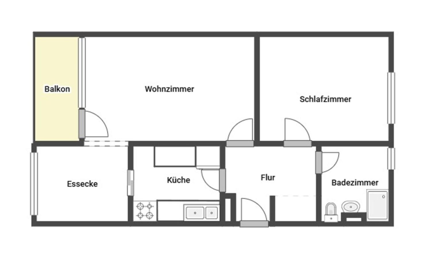 Grundriss Skizze