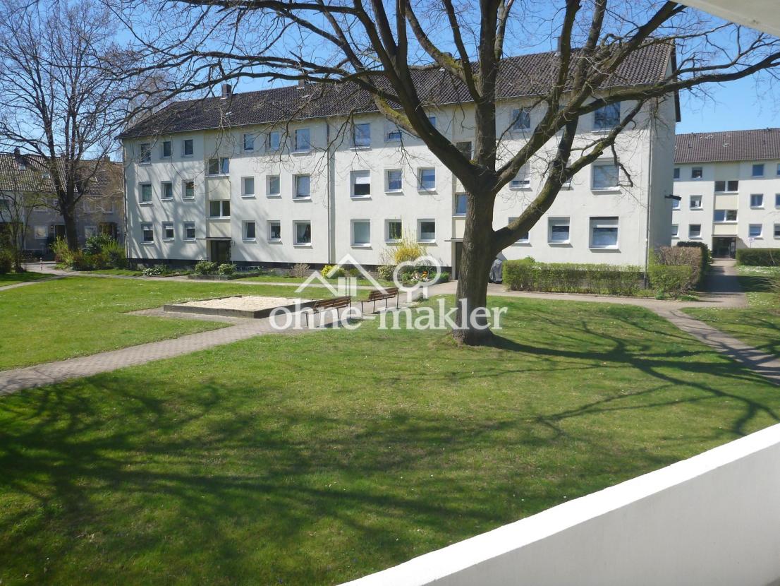 Blick vom Balkon