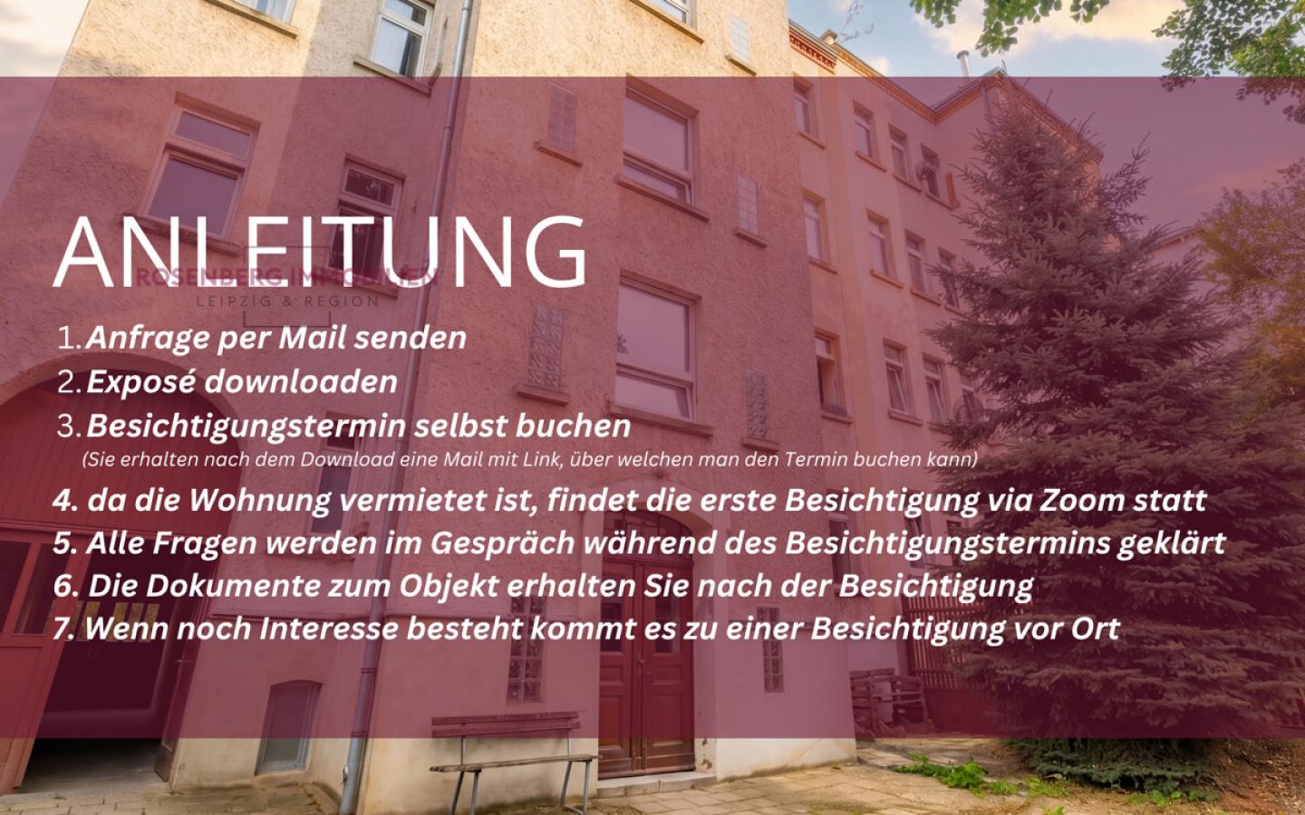 Immobilie in Leipzig zu verkaufen_Rosenberg Immobilien_2-Raum_Anleitung_Online
