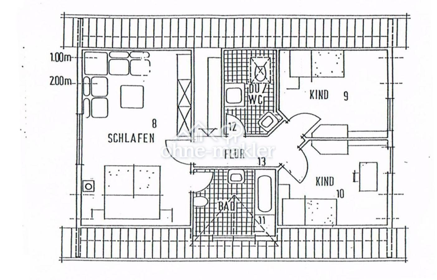Grundriss Obergeschoss