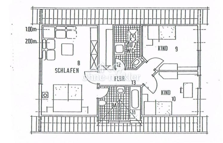Grundriss Obergeschoss