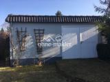 Doppelgarage vom Garten