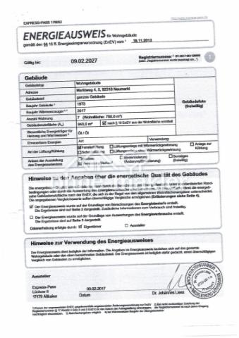 Energieausweis