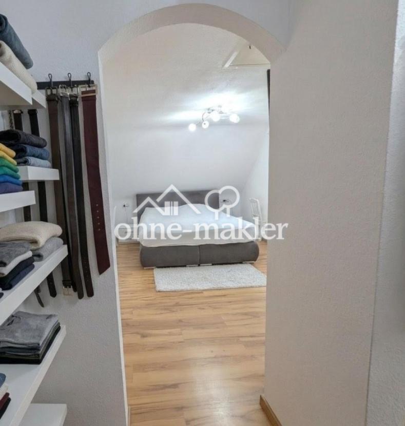 Blick ins Schlafzimmer