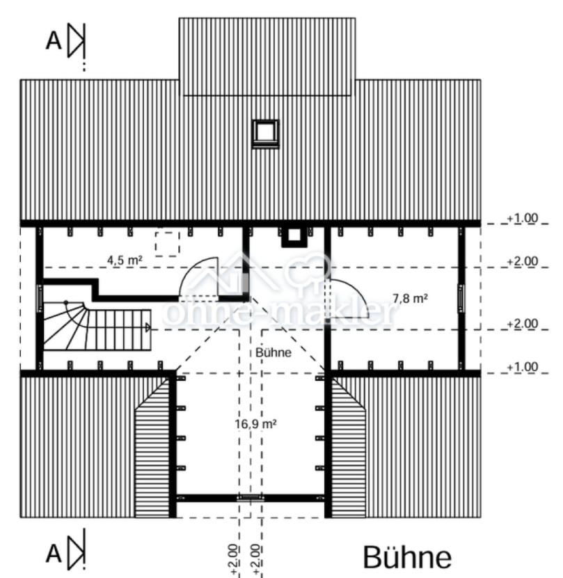 Grundriss Bühne