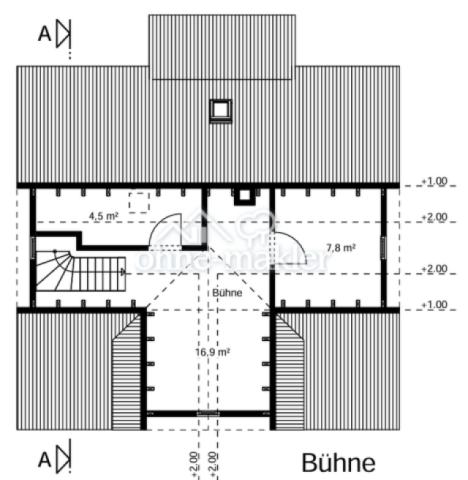 Grundriss Bühne