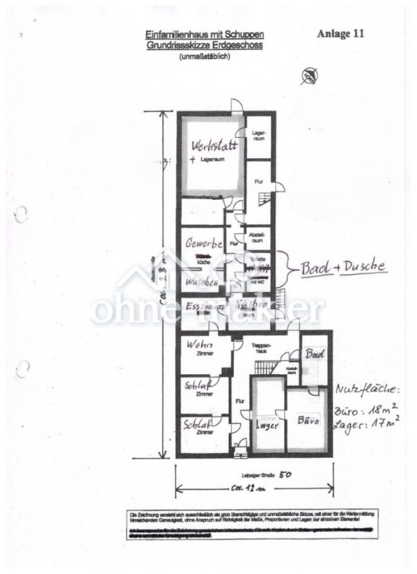 Grundriss Ergeschoss