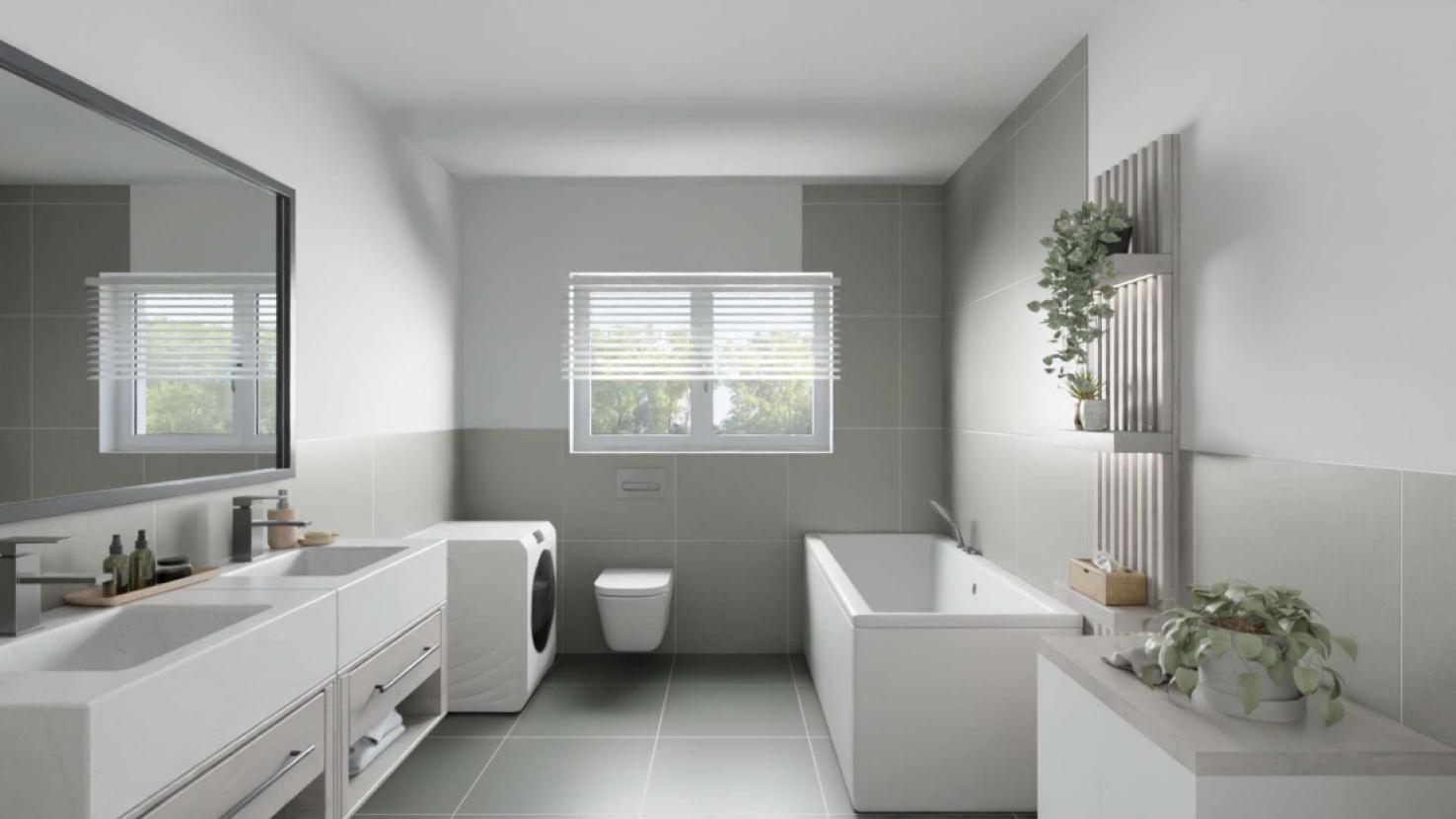 Badezimmer KI Beispiel