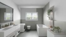 Badezimmer KI Beispiel