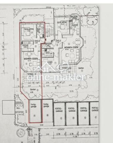 2 Zimmer Wohnung/Garage A