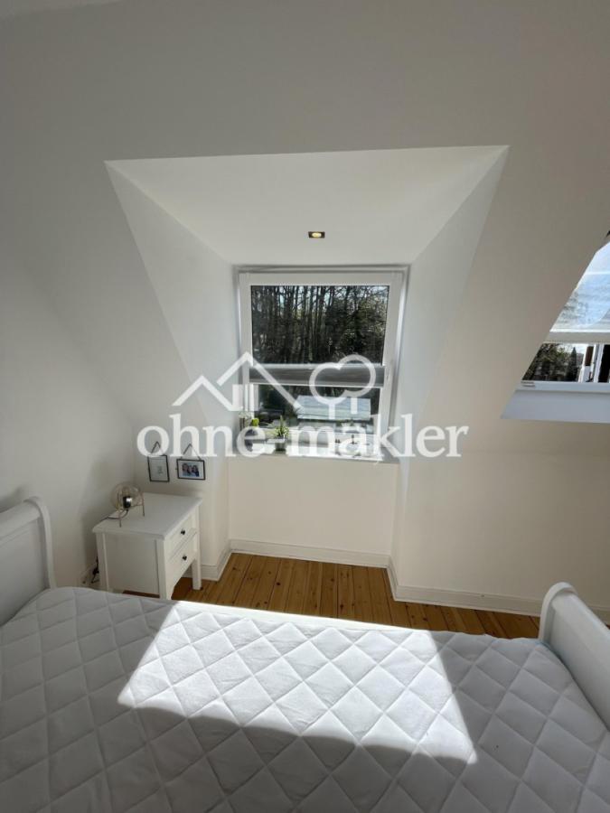 Schlafzimmer Blick ins Grüne
