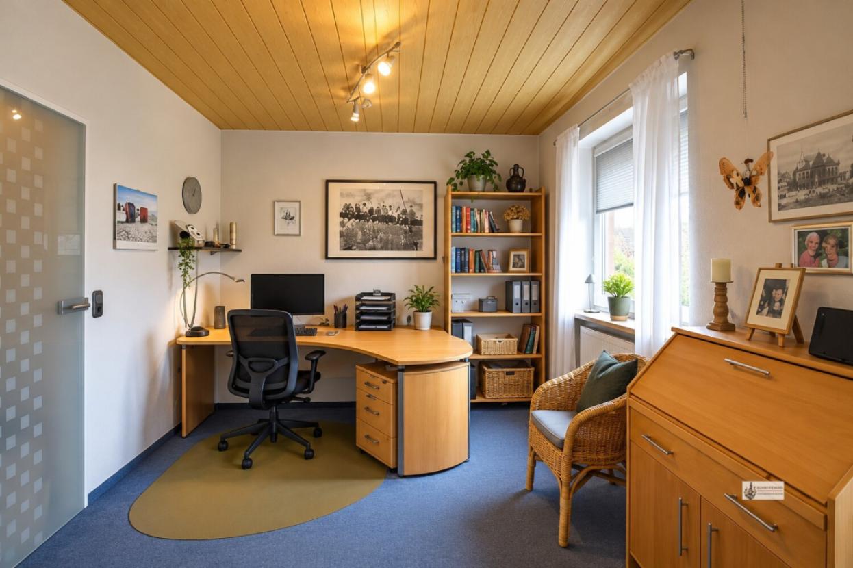 Büroecke im Fernsehzimmer OG