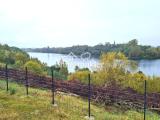 Blick vonTerrasse über den See
