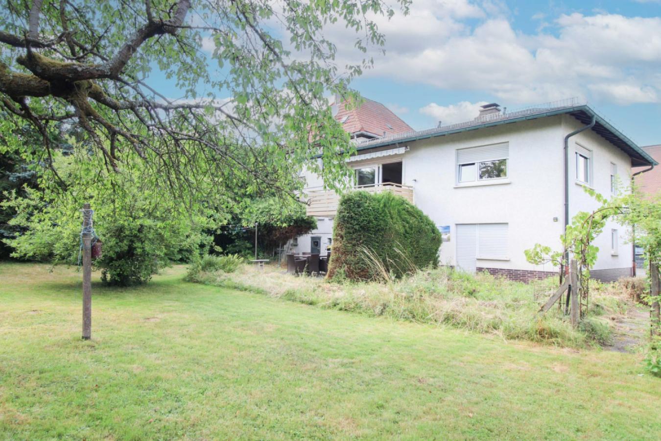 Gartenblick zum Haus