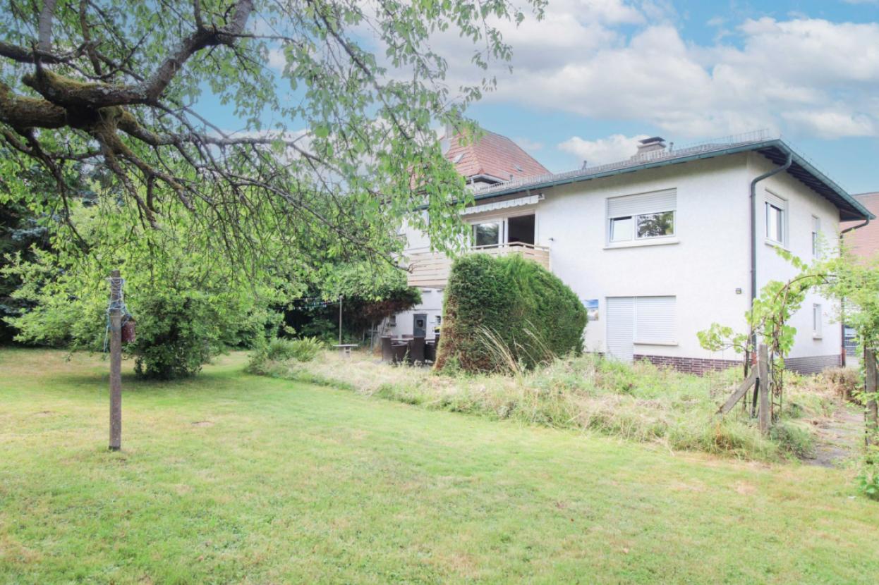 Gartenblick zum Haus