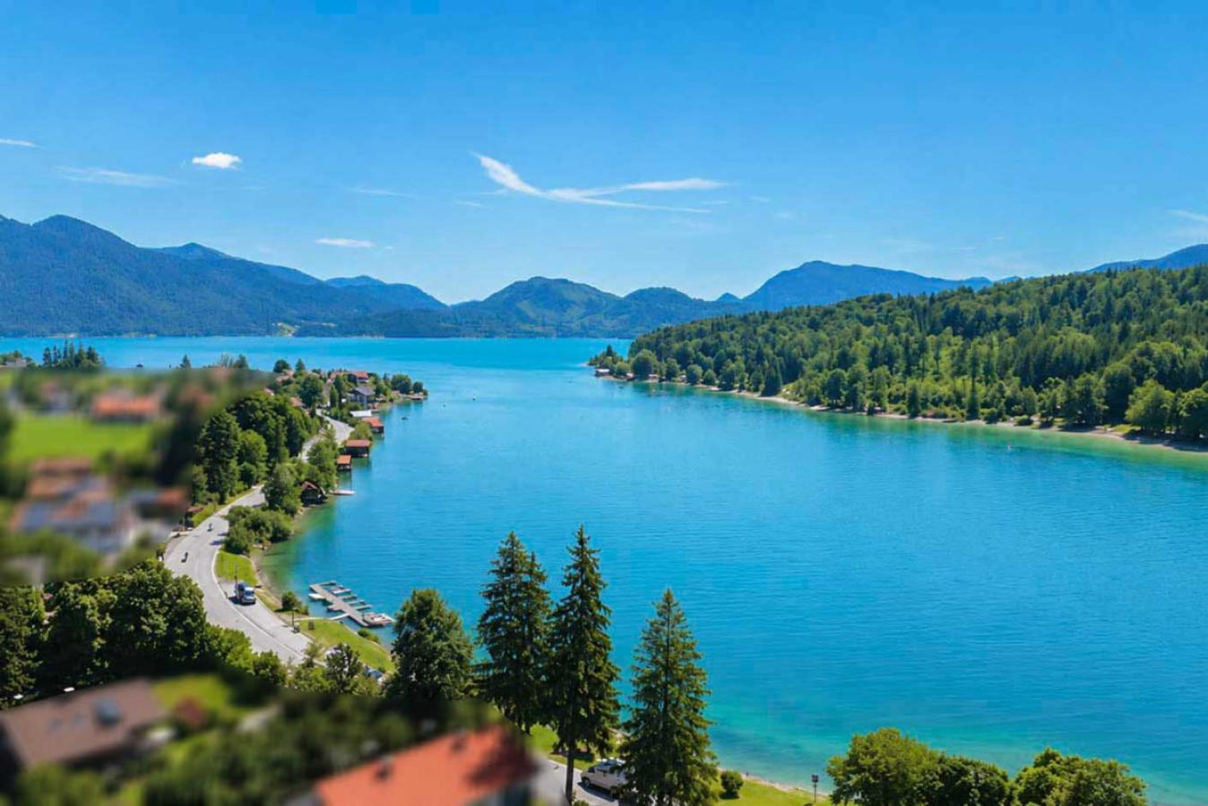 Walchensee Vogelperspektive
