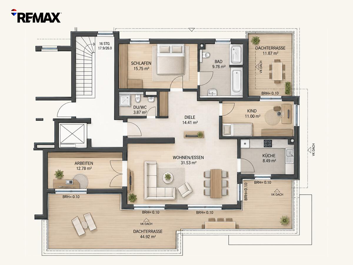 Grundriss Wohnung