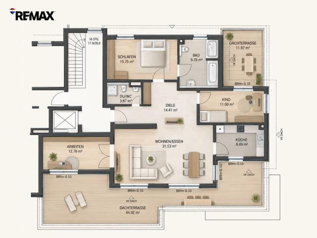 Grundriss Wohnung