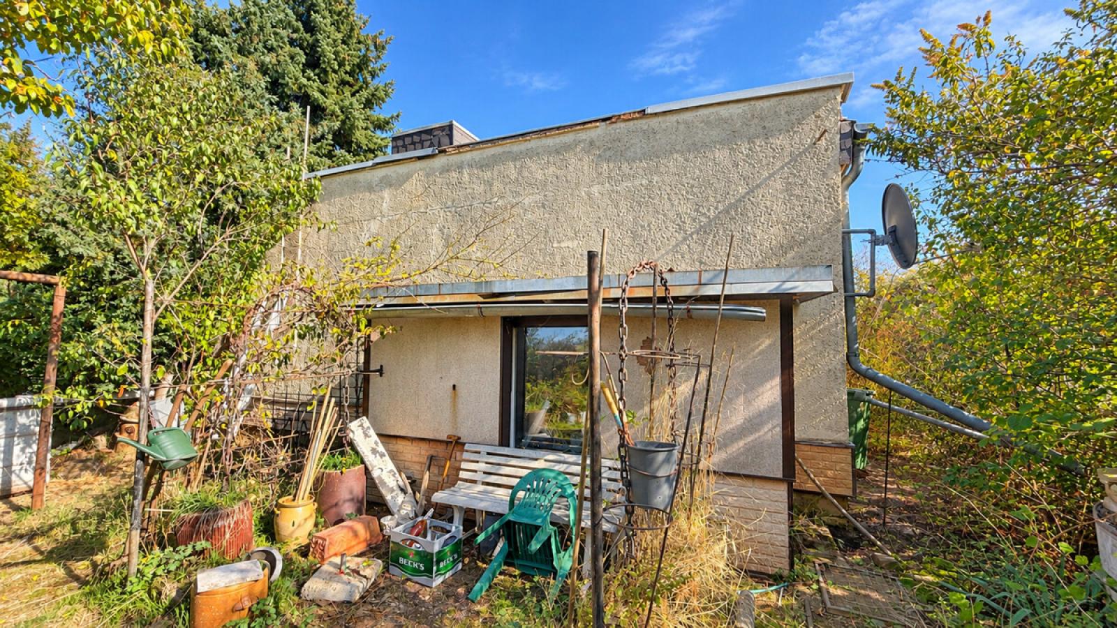Rückansicht Haus / Garten