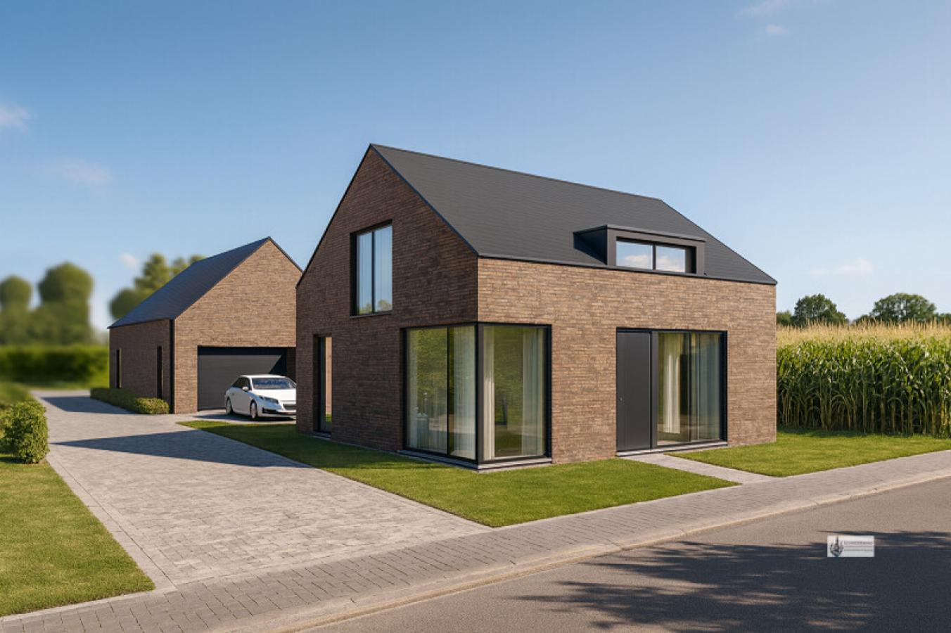 Hinteres EFH mit großer Garage