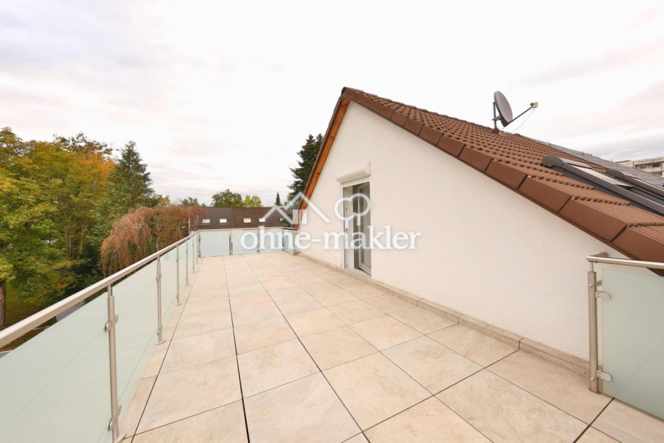 Großzügige Dachterrasse
