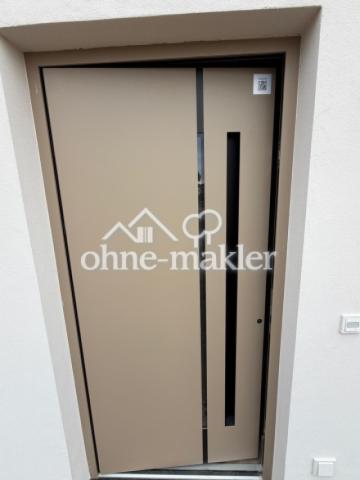 Eingang mit Design-Haustür