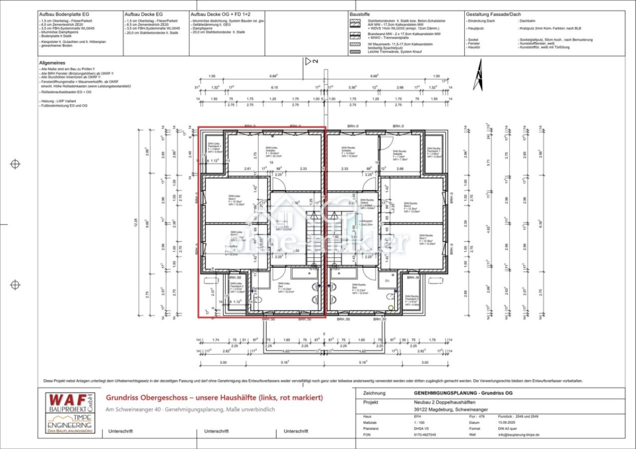 Grundriss Obergeschoss