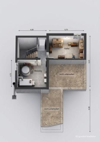 Keller 3D Visualisierung