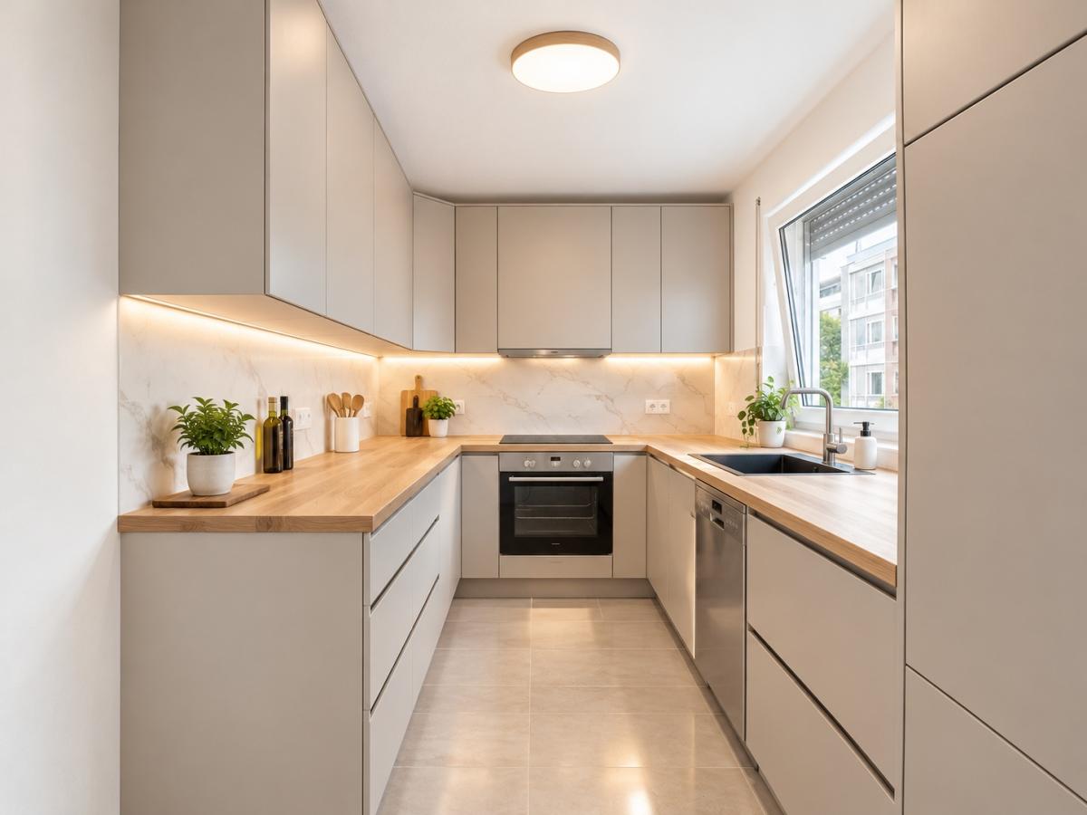 Küche Renoviert (KI generiert)