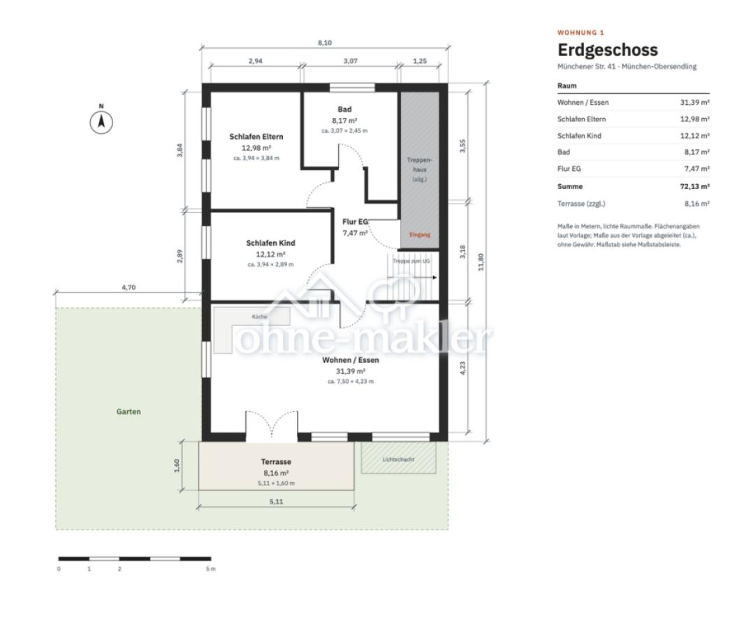 Grundriss Souterrain