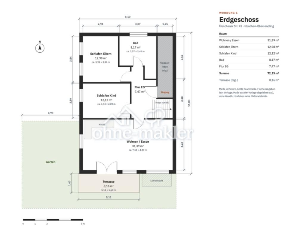 Grundriss Souterrain