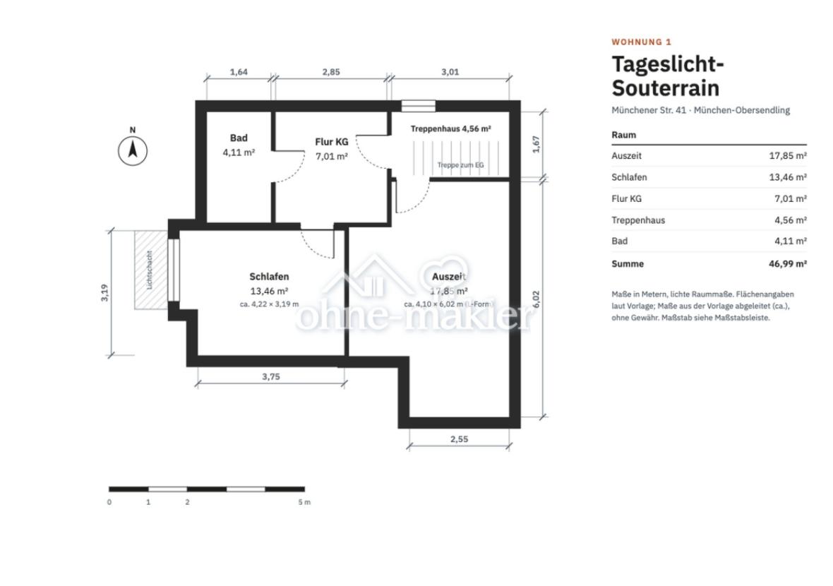 Grundriss Souterrain
