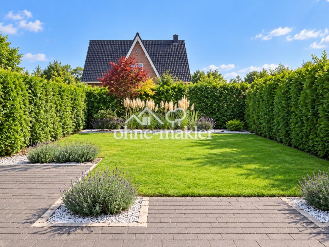 Garten im Sommer