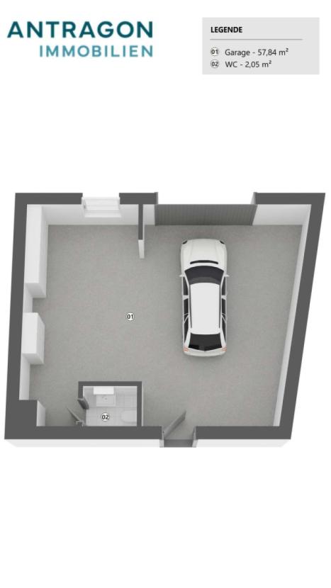 Grundriss Haus 2 Garage EG