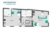 Grundriss Apartmenthaus EG