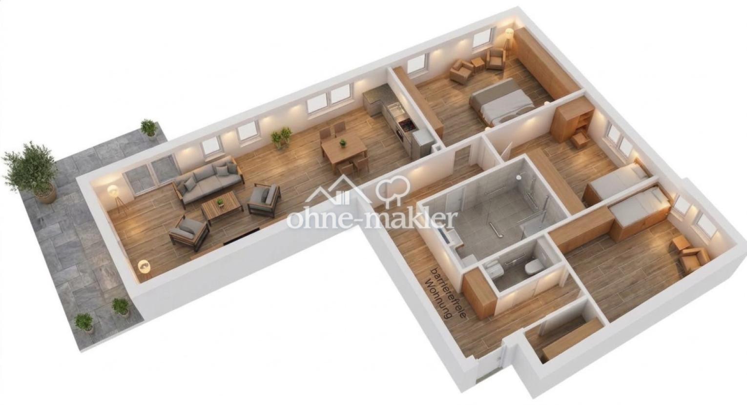 Grundriss 124m²
