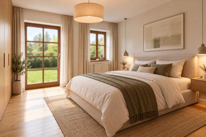 Schlafzimmer EG Visualisierung