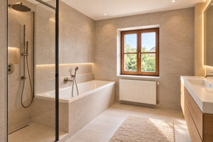 Badezimmer EG Visualisierung