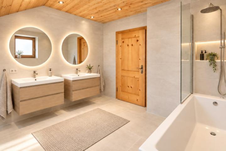 Badezimmer OG Visualisierung