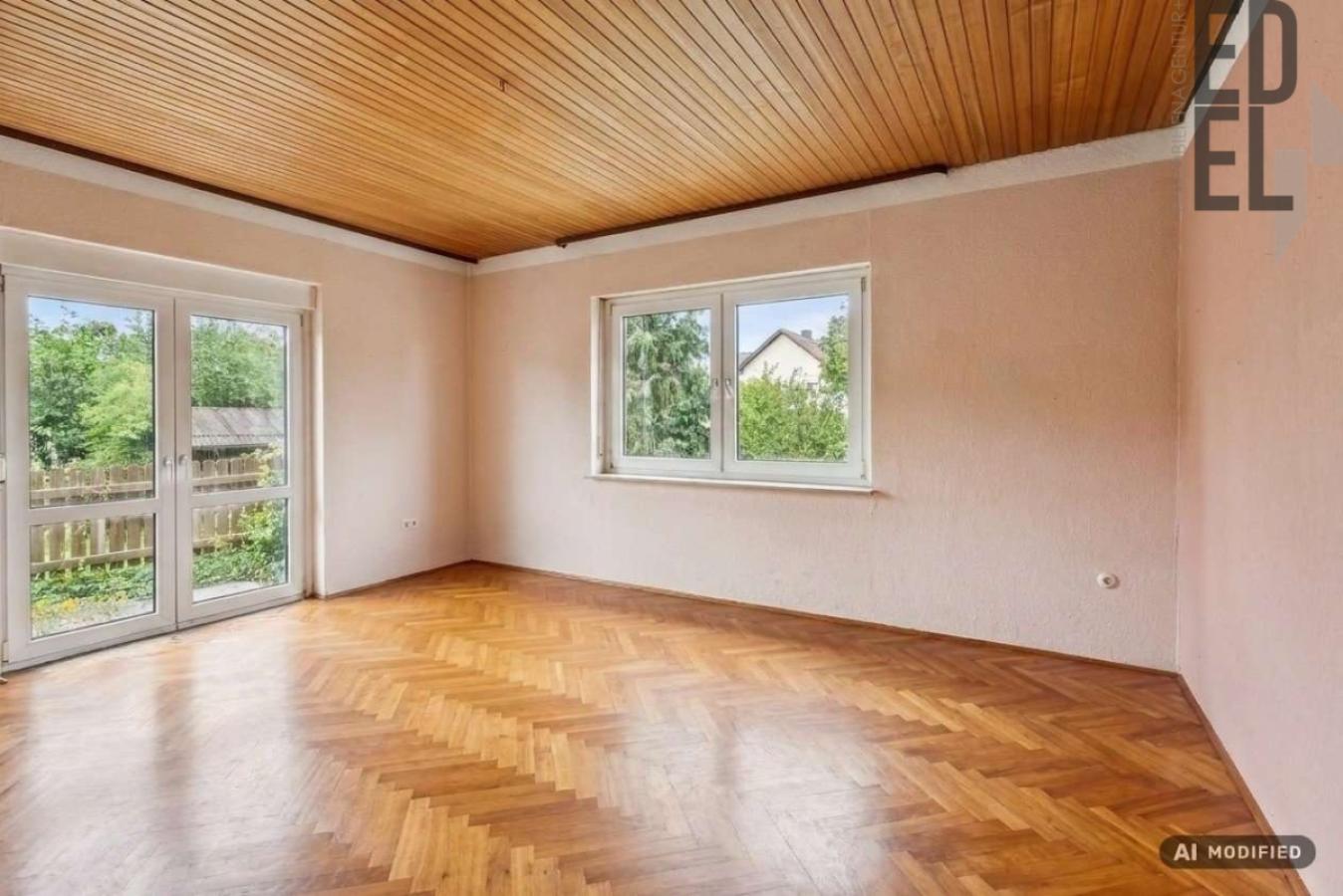 Wohnzimmer EG - KI entleert