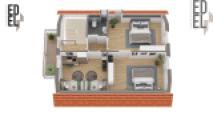 DG mit Balkon über Windfang