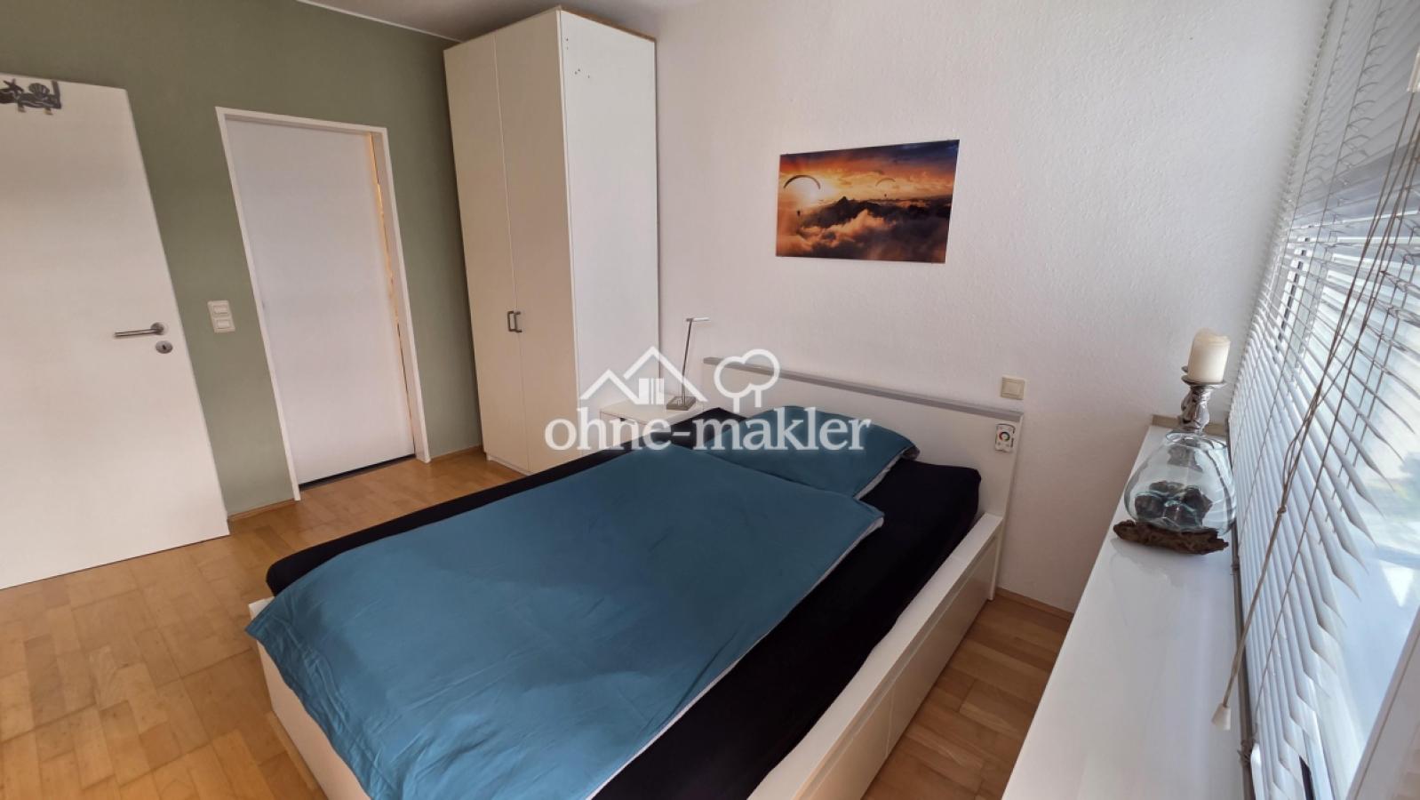 Schlafzimmer mit Platz für ein