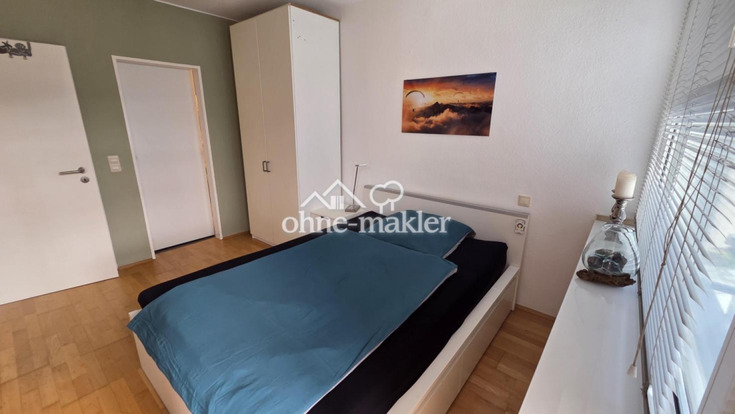 Schlafzimmer mit Platz für ein