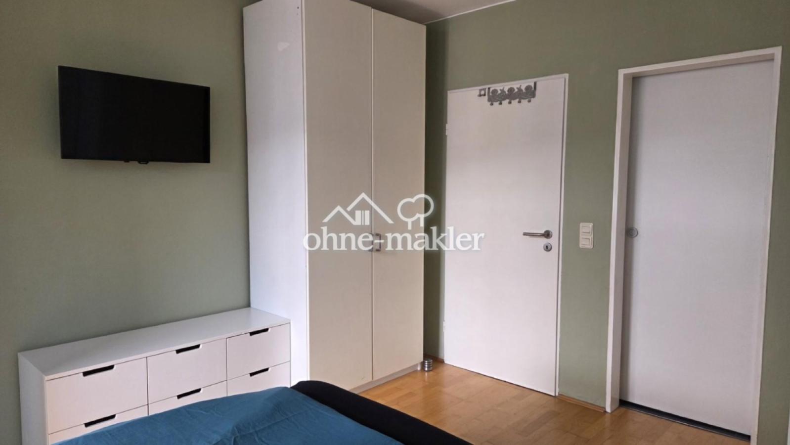 Schlafzimmer mit Platz für ein