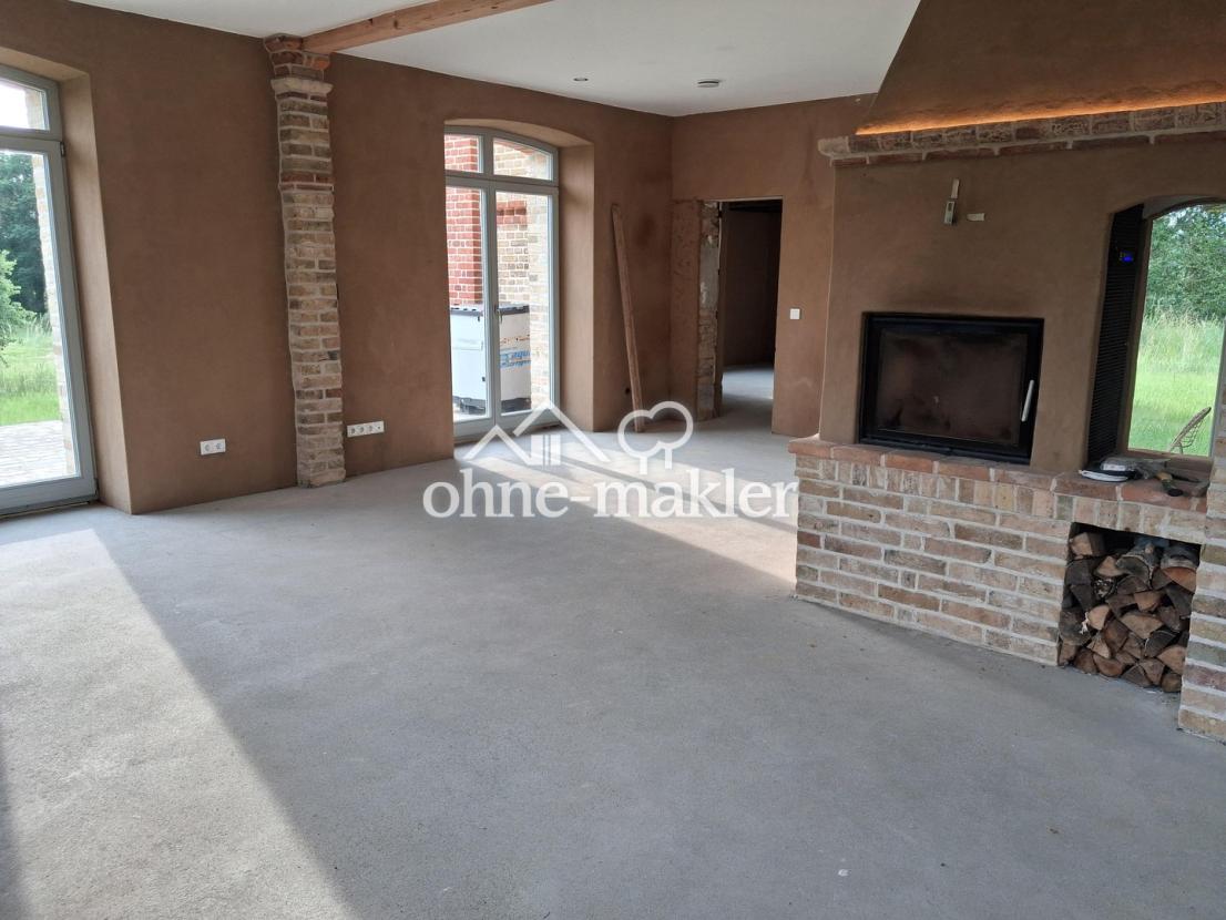 Blick zum Kaminzimmer