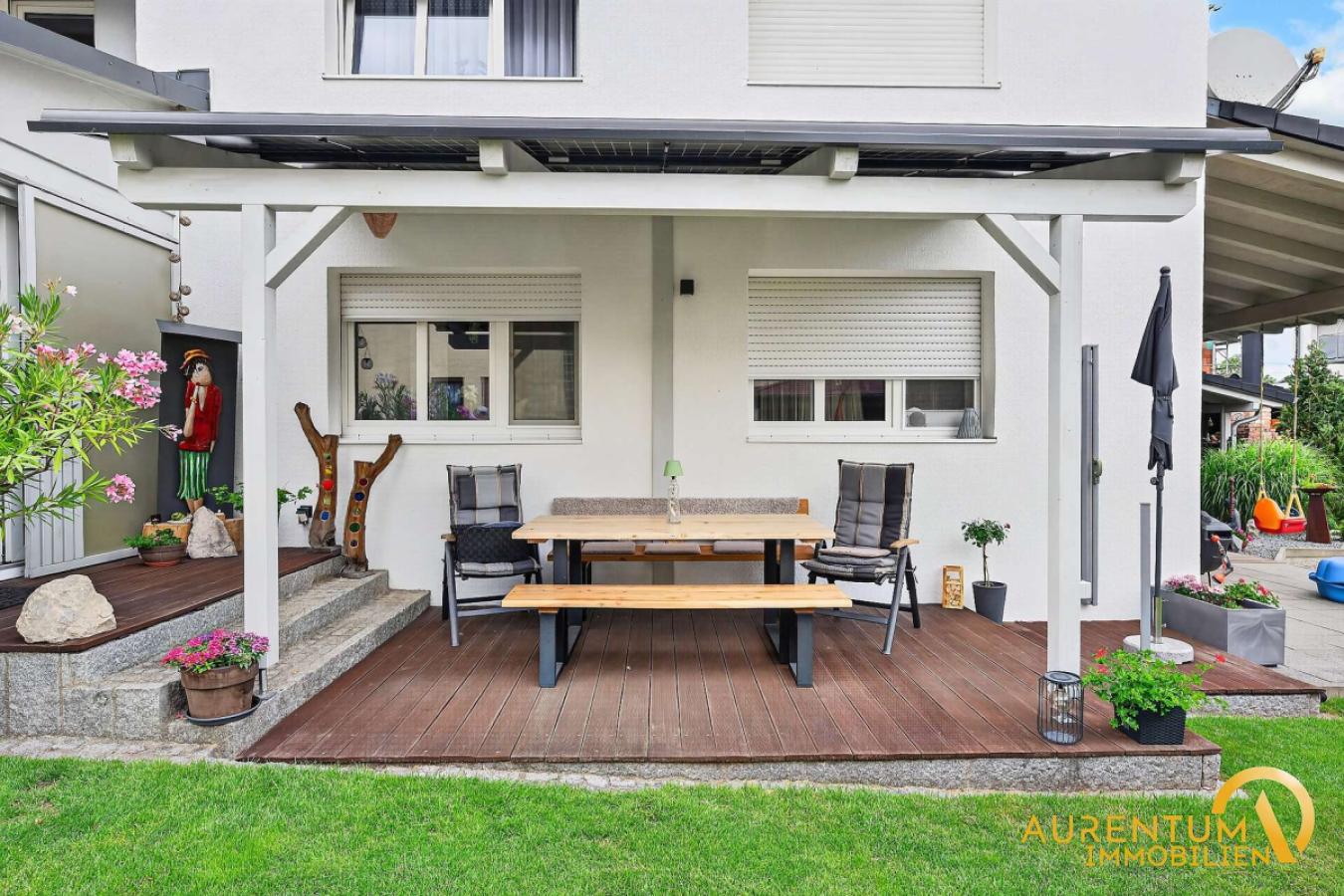 Überdachte Terrasse
