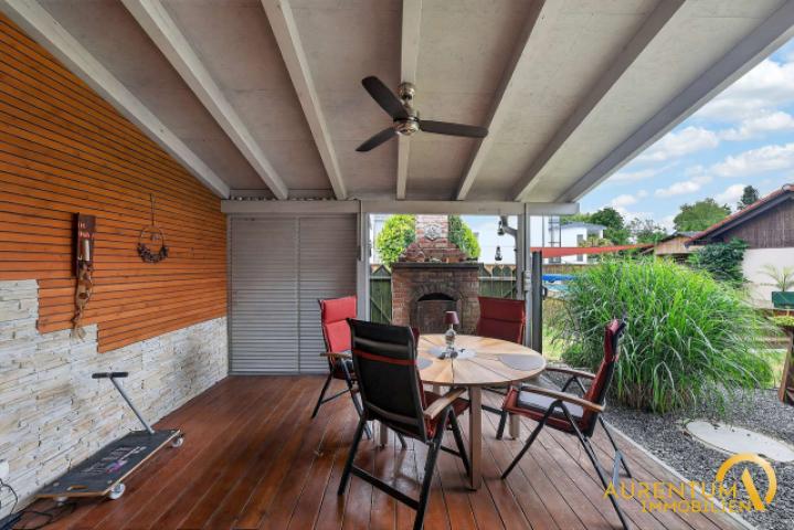 Überdachte Terrasse