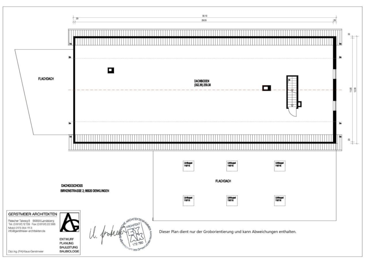 Grundriss Dachgeschoss