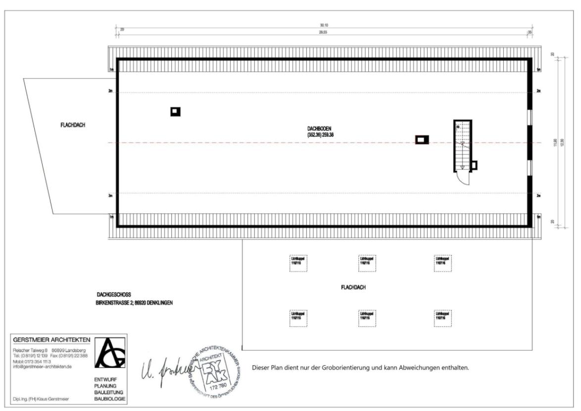 Grundriss Dachgeschoss