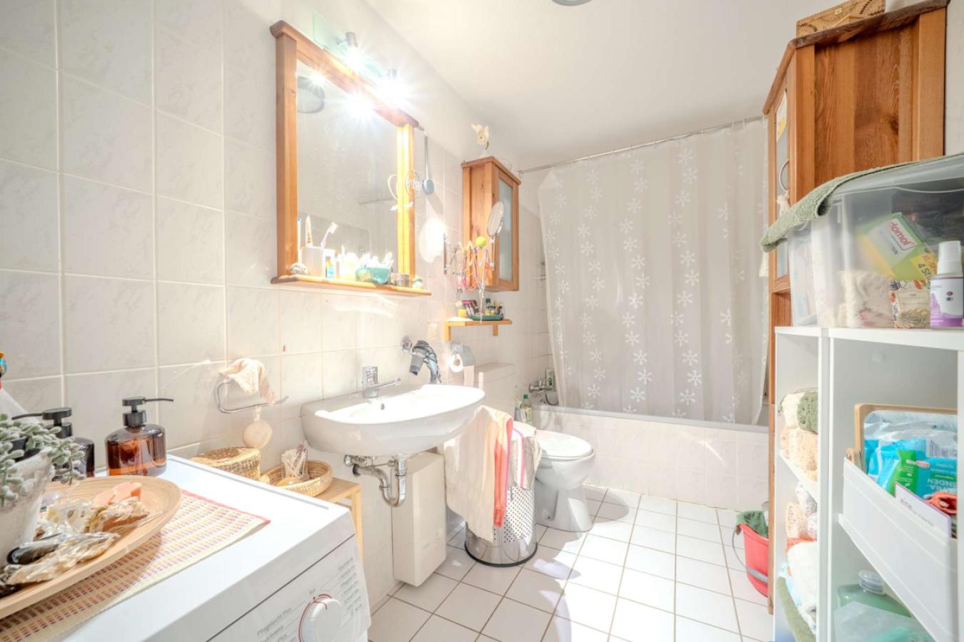 Innenliegendes Badezimmer